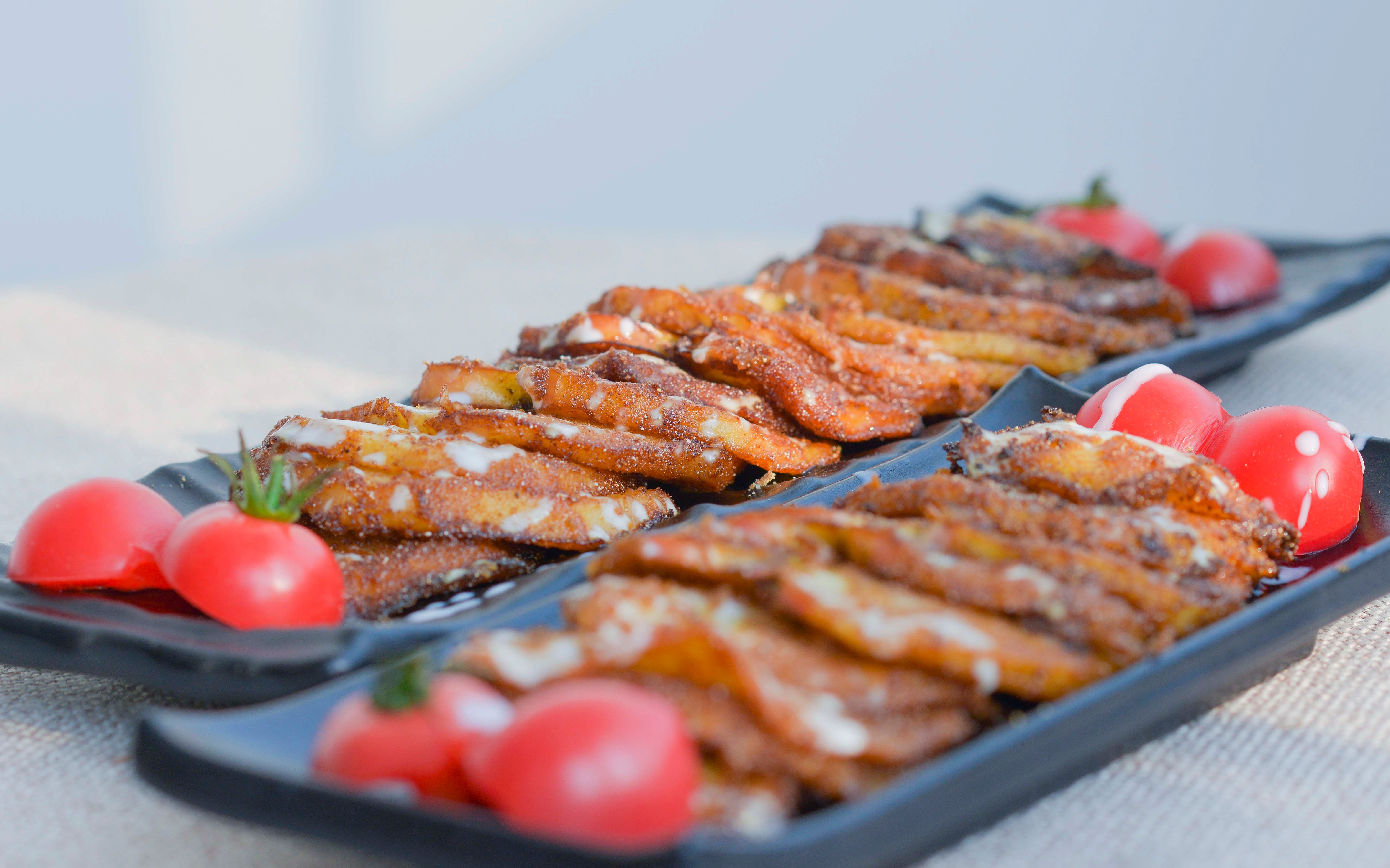 苹果派不但可以直接吭,还可以油炸