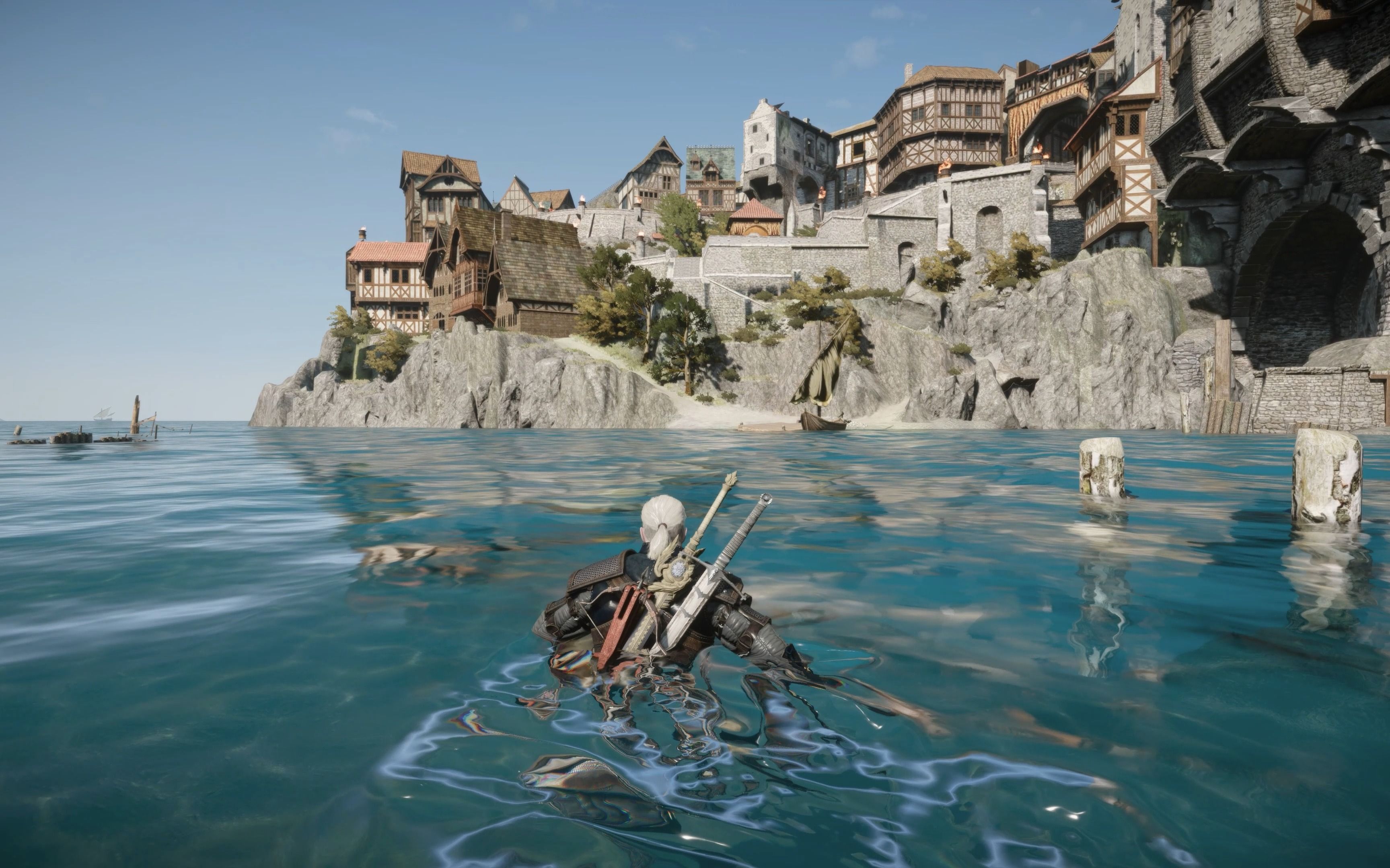 猎魔人杰洛特的诺维格瑞休闲生活(°°)～【4k-巫师3】