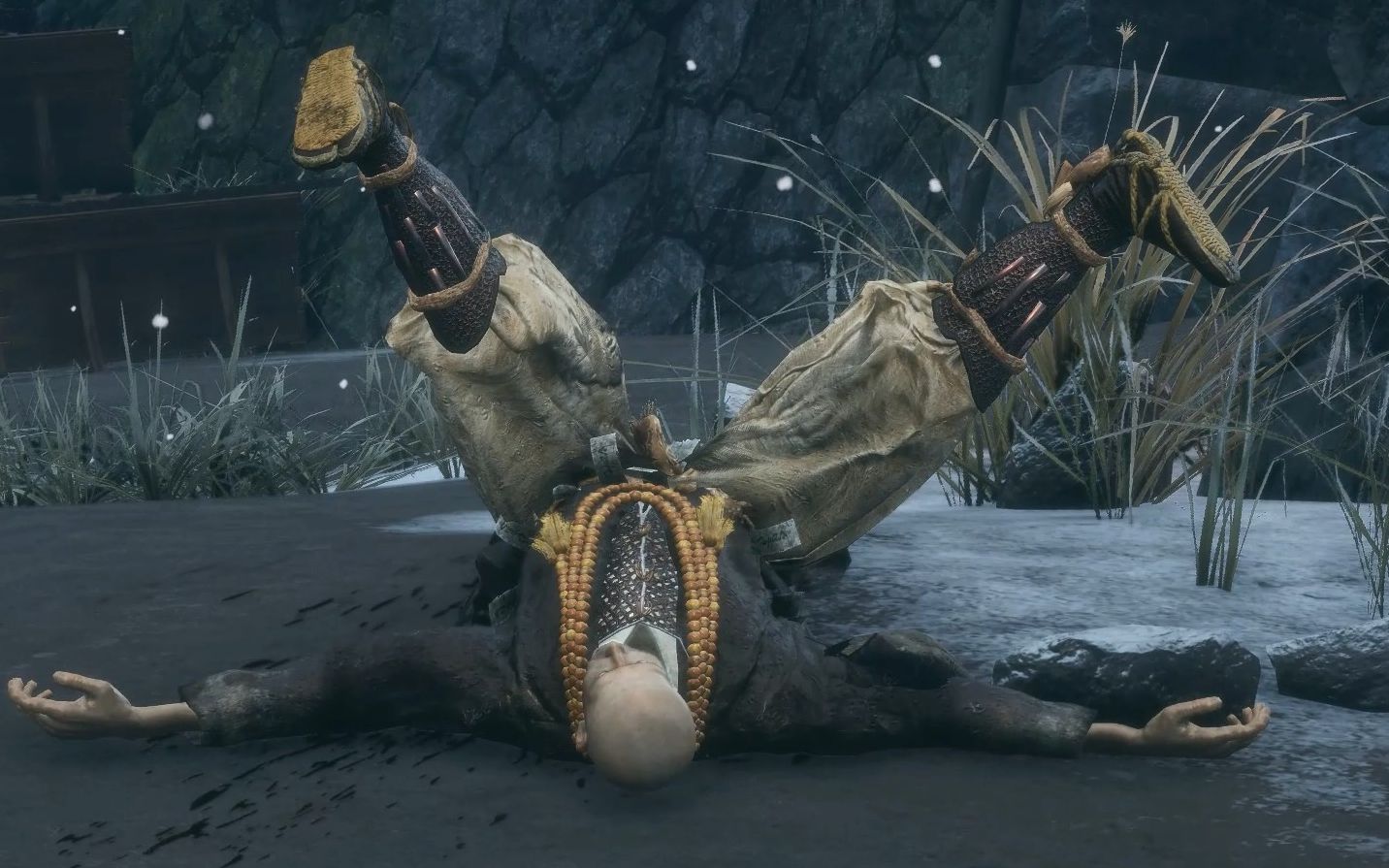 这倒地姿势太销魂了