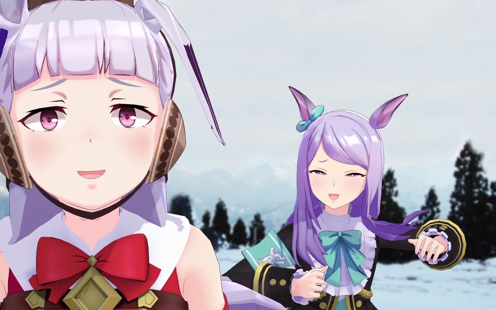 【赛马娘mmd】黄金船&目白麦昆 - ロマンスの神様_哔哩哔哩_bilibili