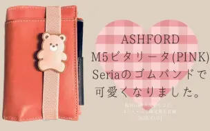 日语中字-超可爱！日本超人气博主的ashford vitalita m5粉色翻翻看+M5和A5活页本使用心得