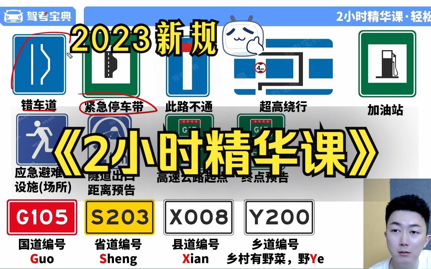 2023新规 科目一轩仔《2小时精华课》第2讲:通行规则等哔哩哔哩bilibili