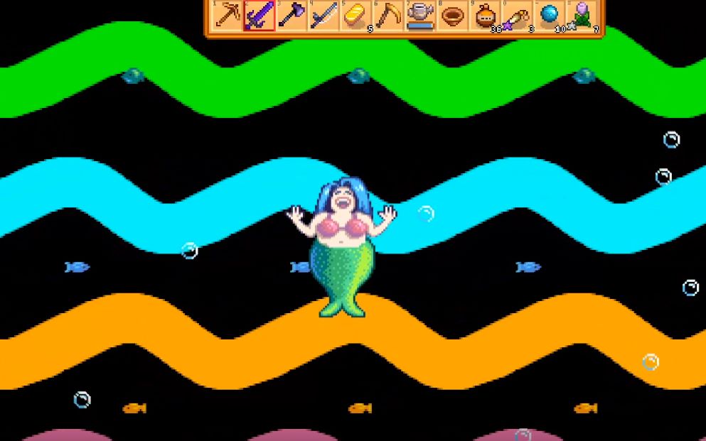 活动作品来听星露谷夜市里200斤的美人鱼高歌