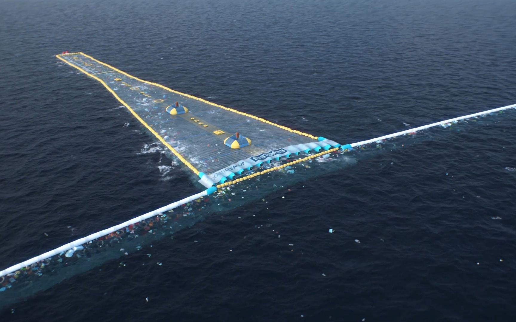 [图]太平洋垃圾处理动画，海洋垃圾处理THE OCEAN CLEANUP 环保 3d