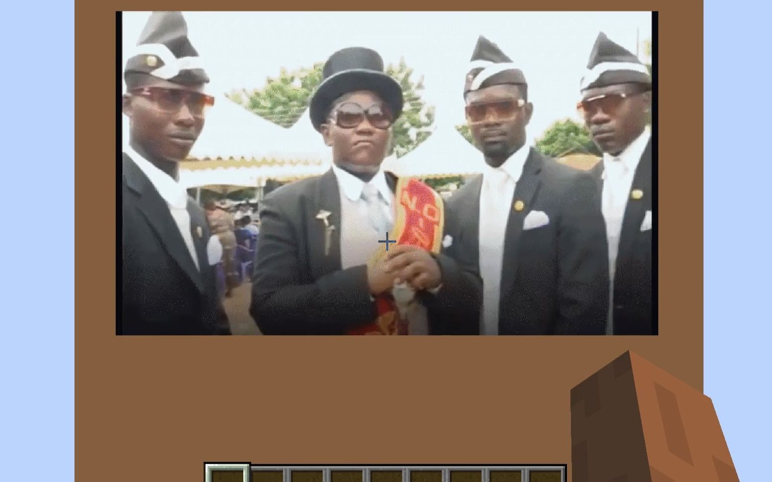 逐帧还原在mc里观看黑人抬棺