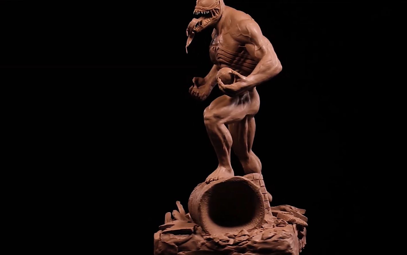 铁锤哥哥黏土雕刻毒液手办制作手工艺术品可推荐给小朋友参考学习