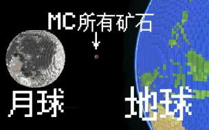 Download Video: MC各种矿石总数有多少？堆在一起多大？