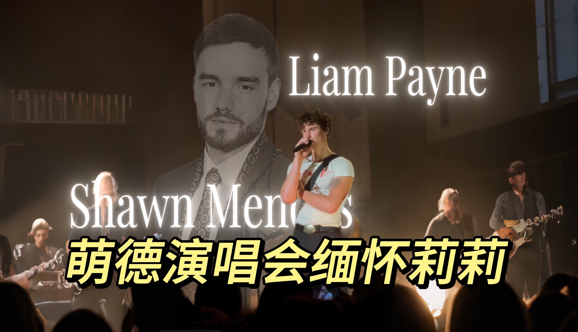 【萌德】Shawn Mendes 暂停演唱会缅怀 Liam Payne:心碎致敬美丽灵魂哔哩哔哩bilibili