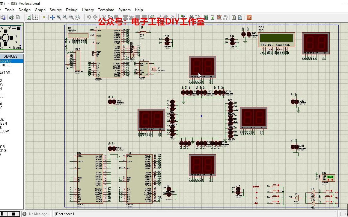 204基于51单片机六车道智能交通灯设计(仿真+源程序+PCB+论文)哔哩哔哩bilibili