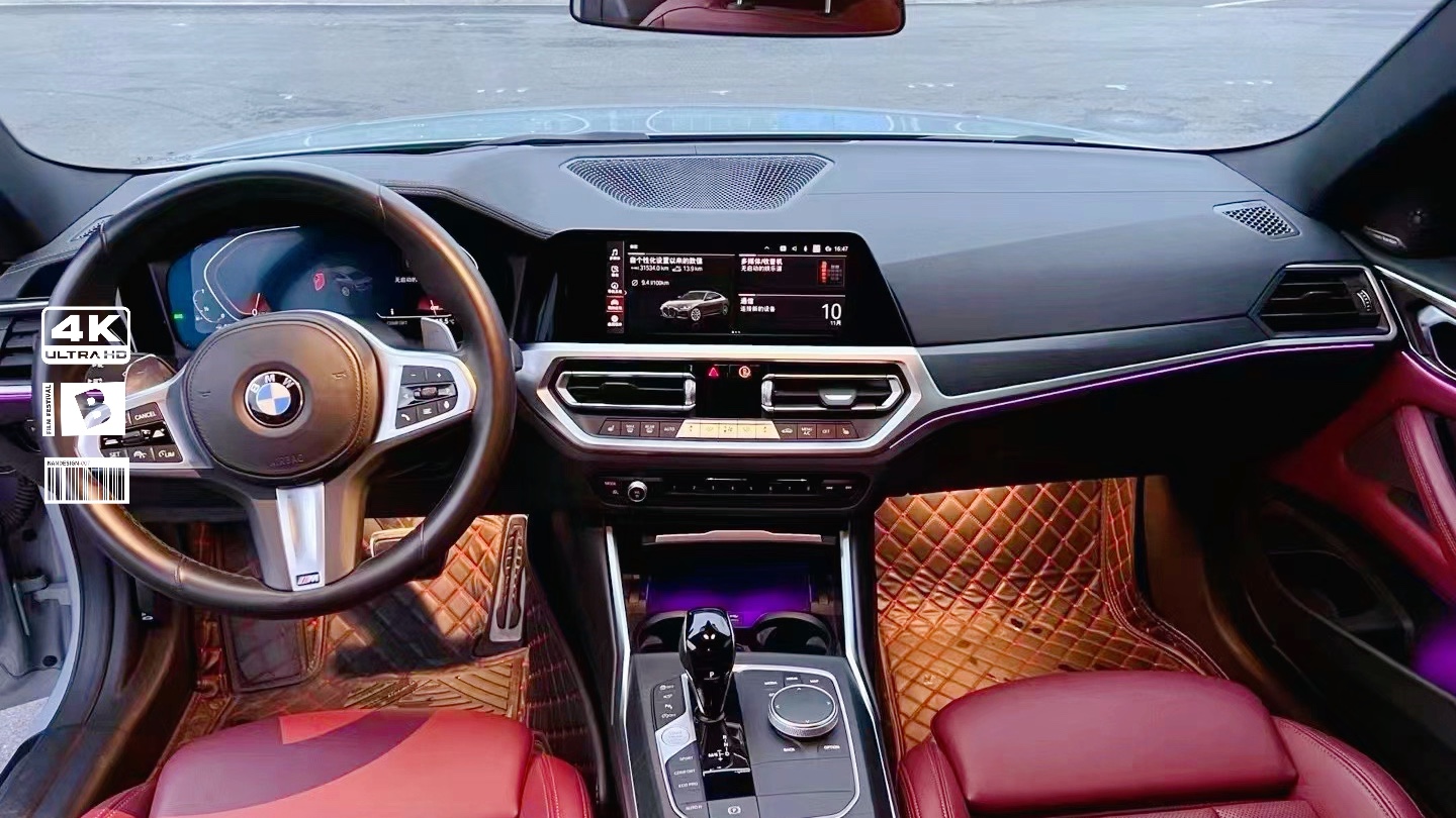 7215新到22年宝马430im曜夜 最美布鲁克林灰红内 全车原版原漆 过