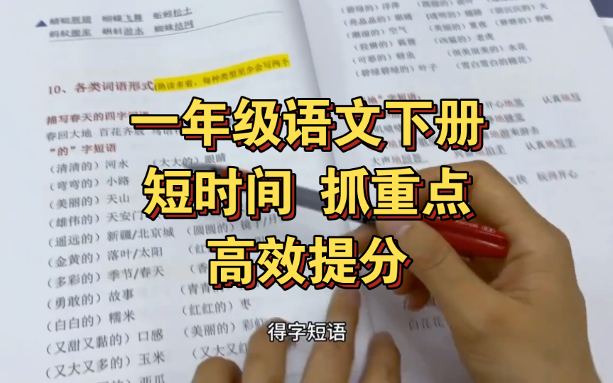 一下语文/期末复习冲刺/短时间抓重点学校里的新课都学完了,正式进入期末复习.那就先从重点开始复习起来吧,重点十高效!哔哩哔哩bilibili