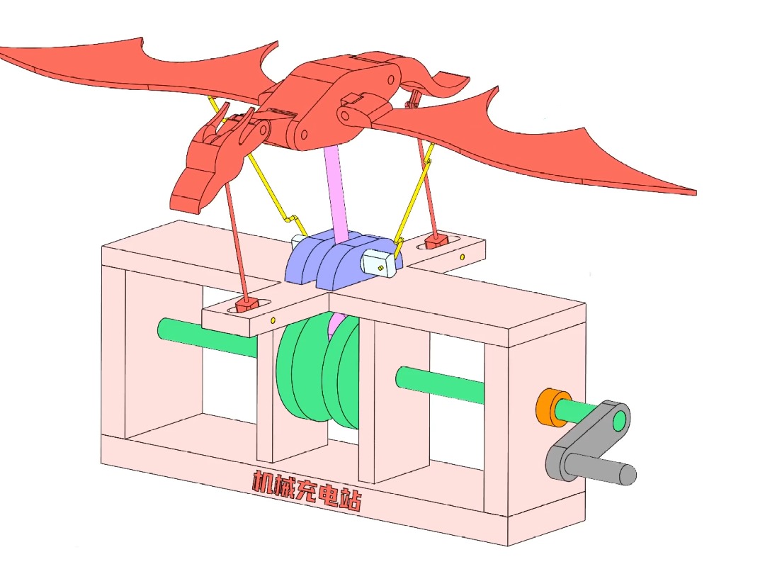 凸轮连杆机构原理动画