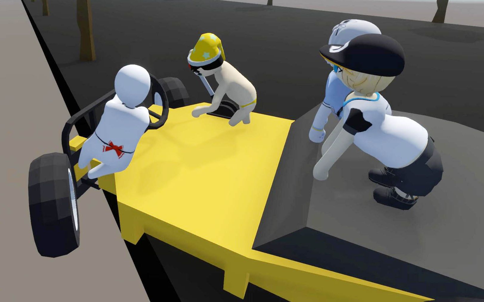 【乐美解说】人类一败涂地 车速太快居然把游戏玩崩了_哔哩哔哩_bili