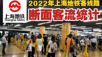 【地理江湖】230824：你坐的上海地铁线路拥挤吗？2022年上海地铁各线路高峰小时断面客流统计