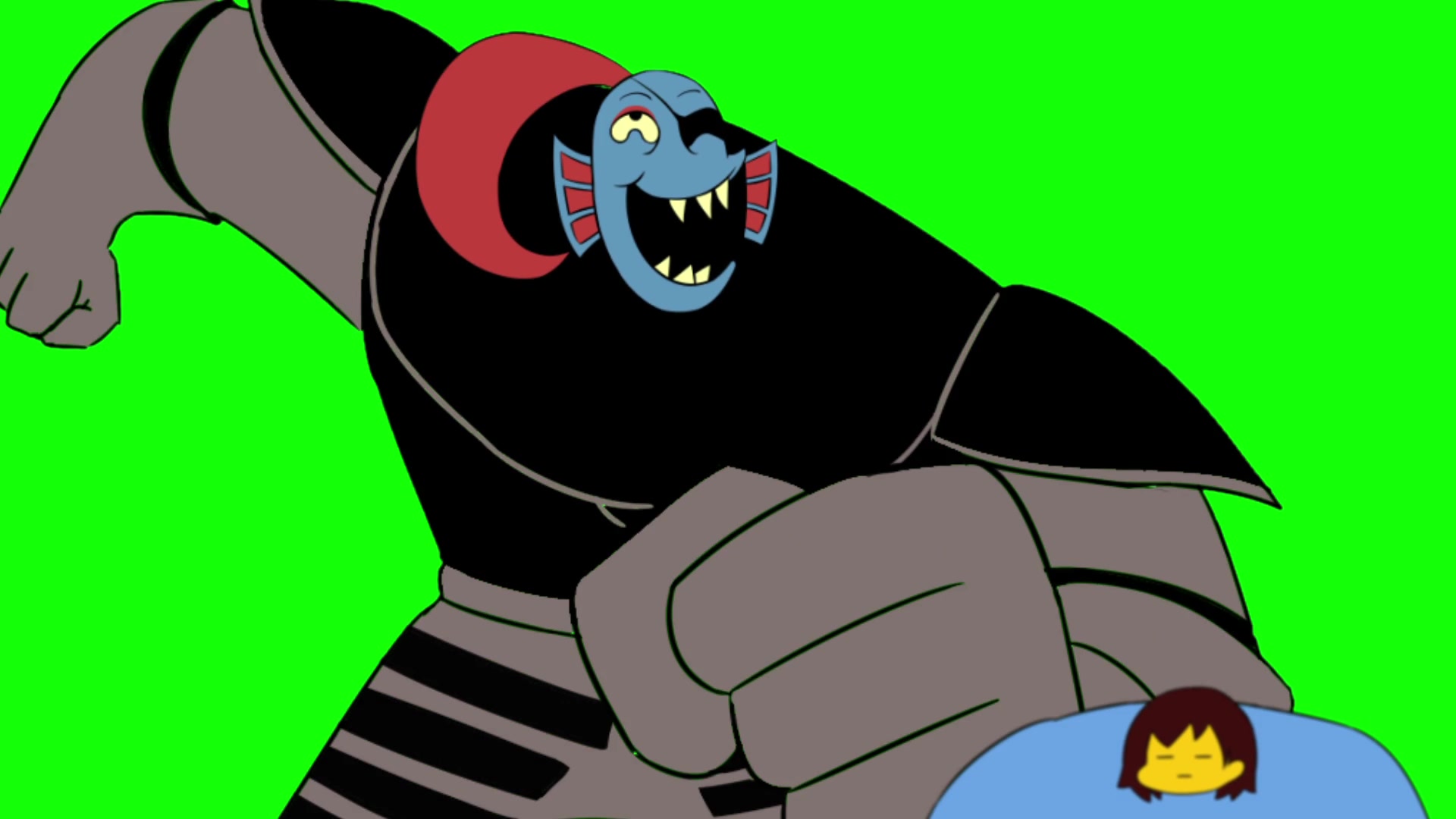 gb素材被undyne追赶的frisk拼命地跑gbmp4