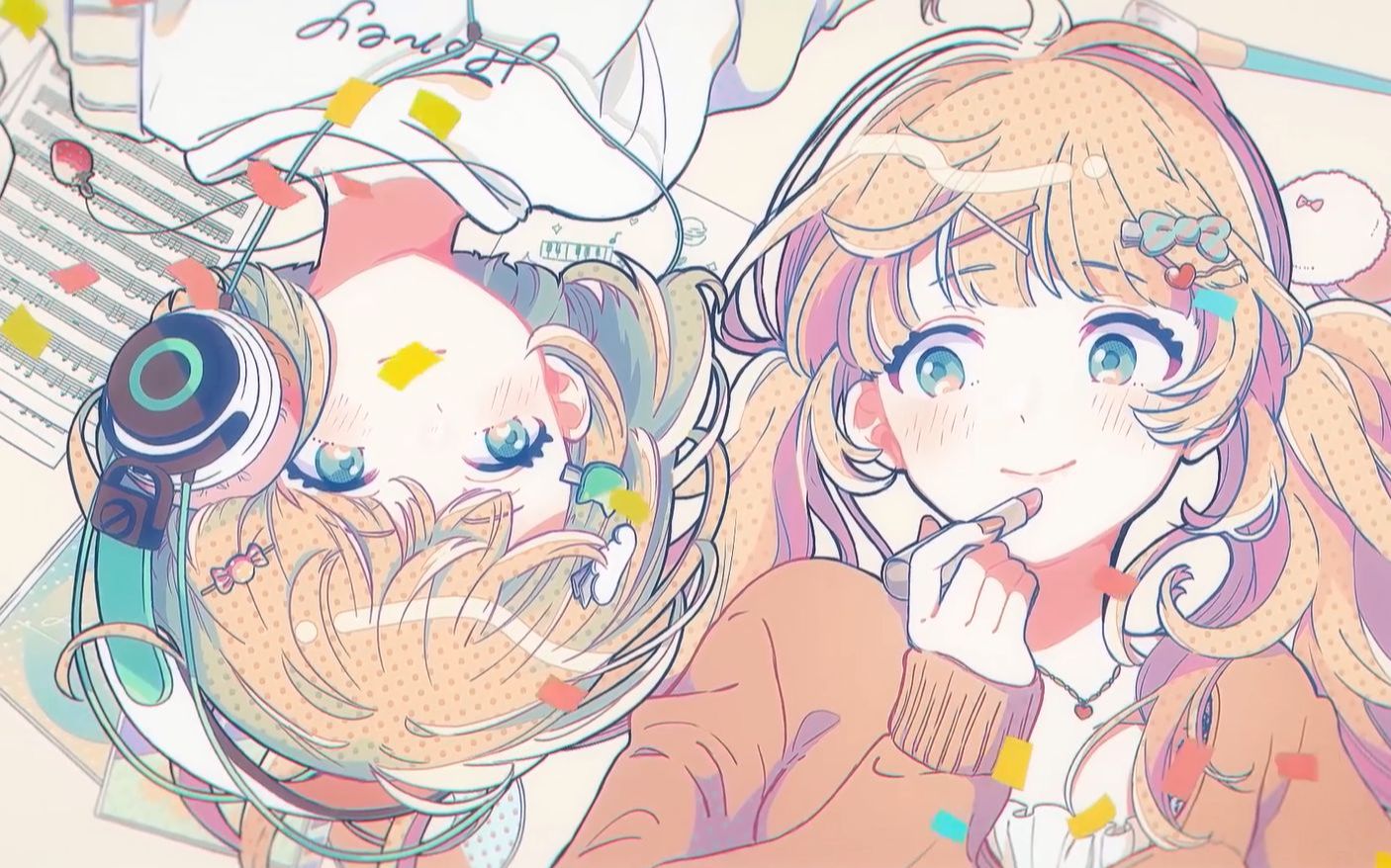 【中字】成海姐妹的honeyworks音游一问一答