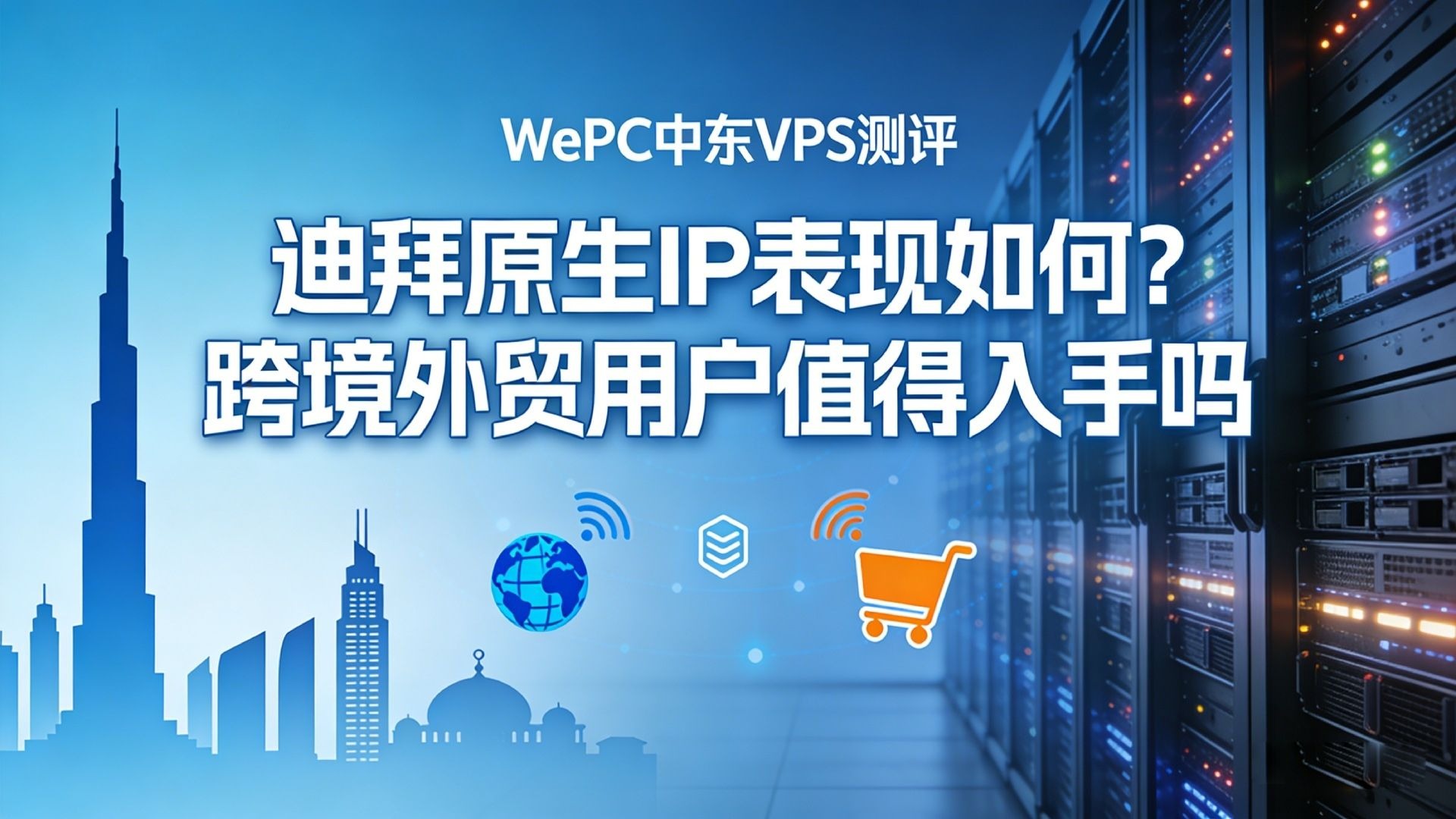 WePC中东VPS评测:迪拜原生IP表现如何?跨境外贸用户值得入手吗