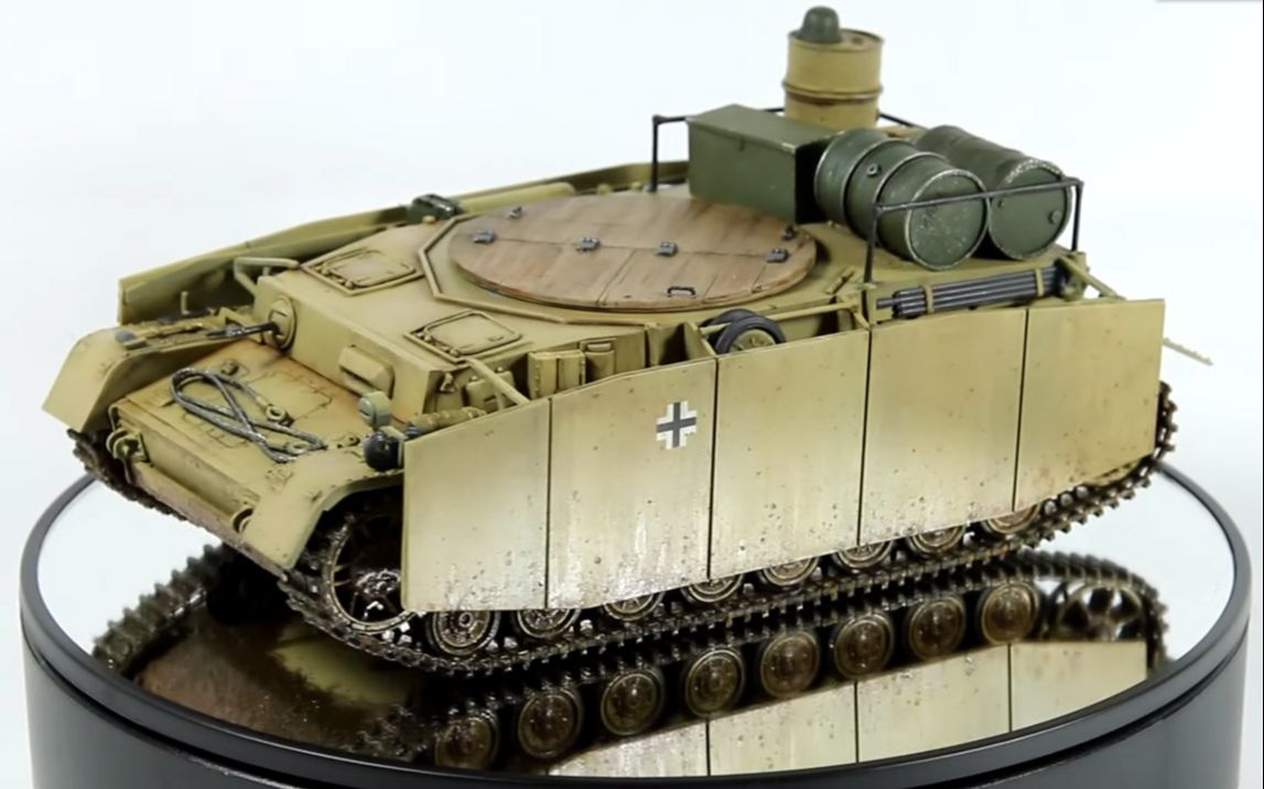 【模型】1:35 四号h弹药运载型~ 精心喷涂 从板件到成品w