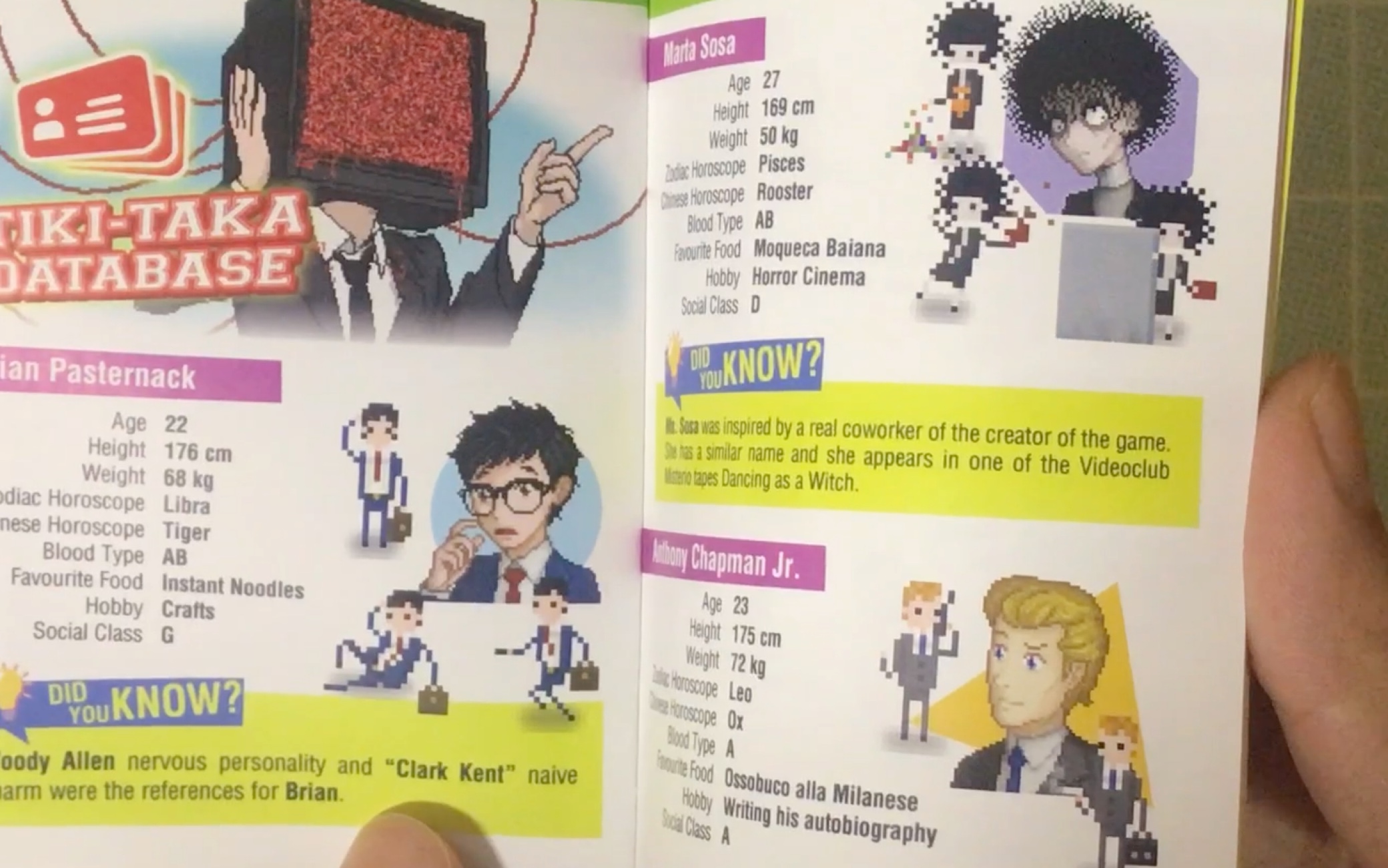 [图]【Yuppie Psycho】雅皮士精神 官方设定集 人物资料