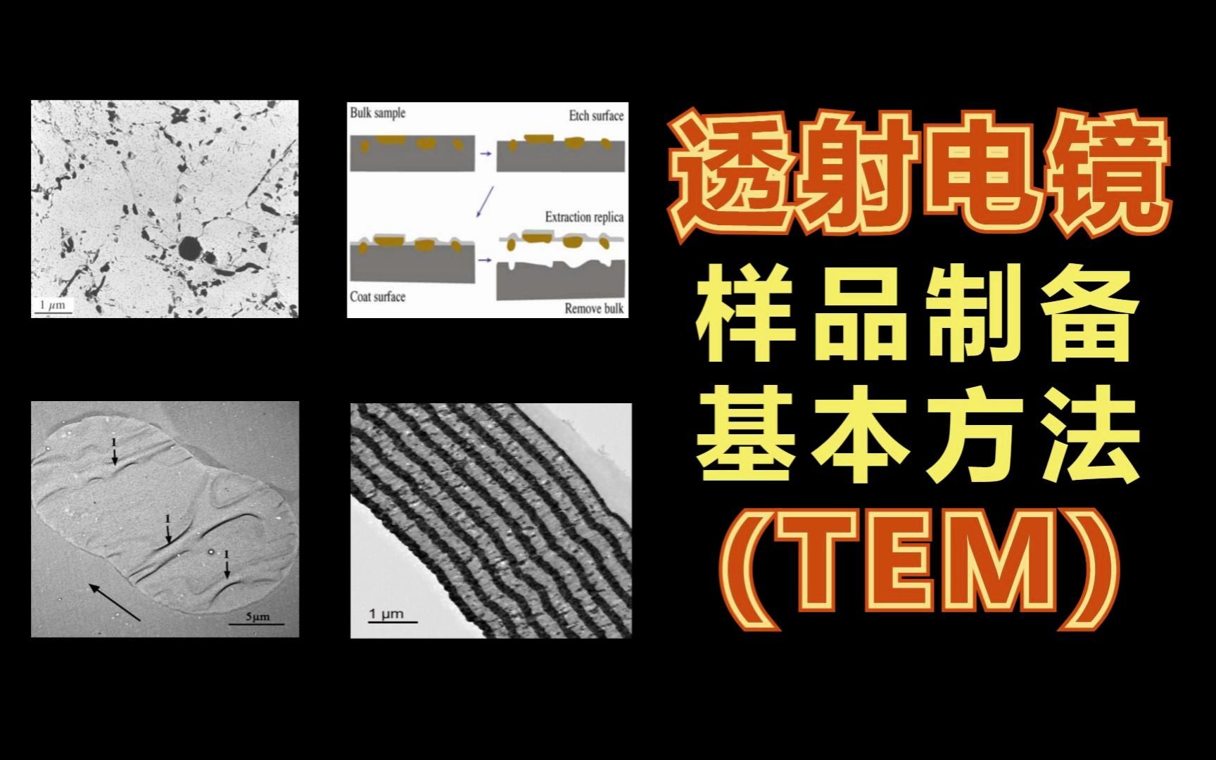 透射电镜样品制备基本方法哔哩哔哩bilibili
