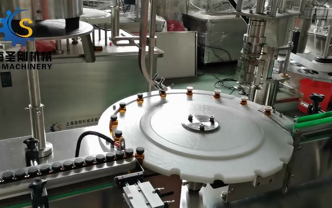 圣刚西林瓶压盖机 西林瓶锁盖机 全自动西林瓶灌装轧盖机