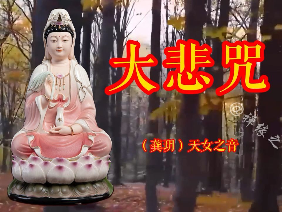 天女之声《大悲咒》真正原唱,洗涤心灵,消除烦恼.哔哩哔哩bilibili