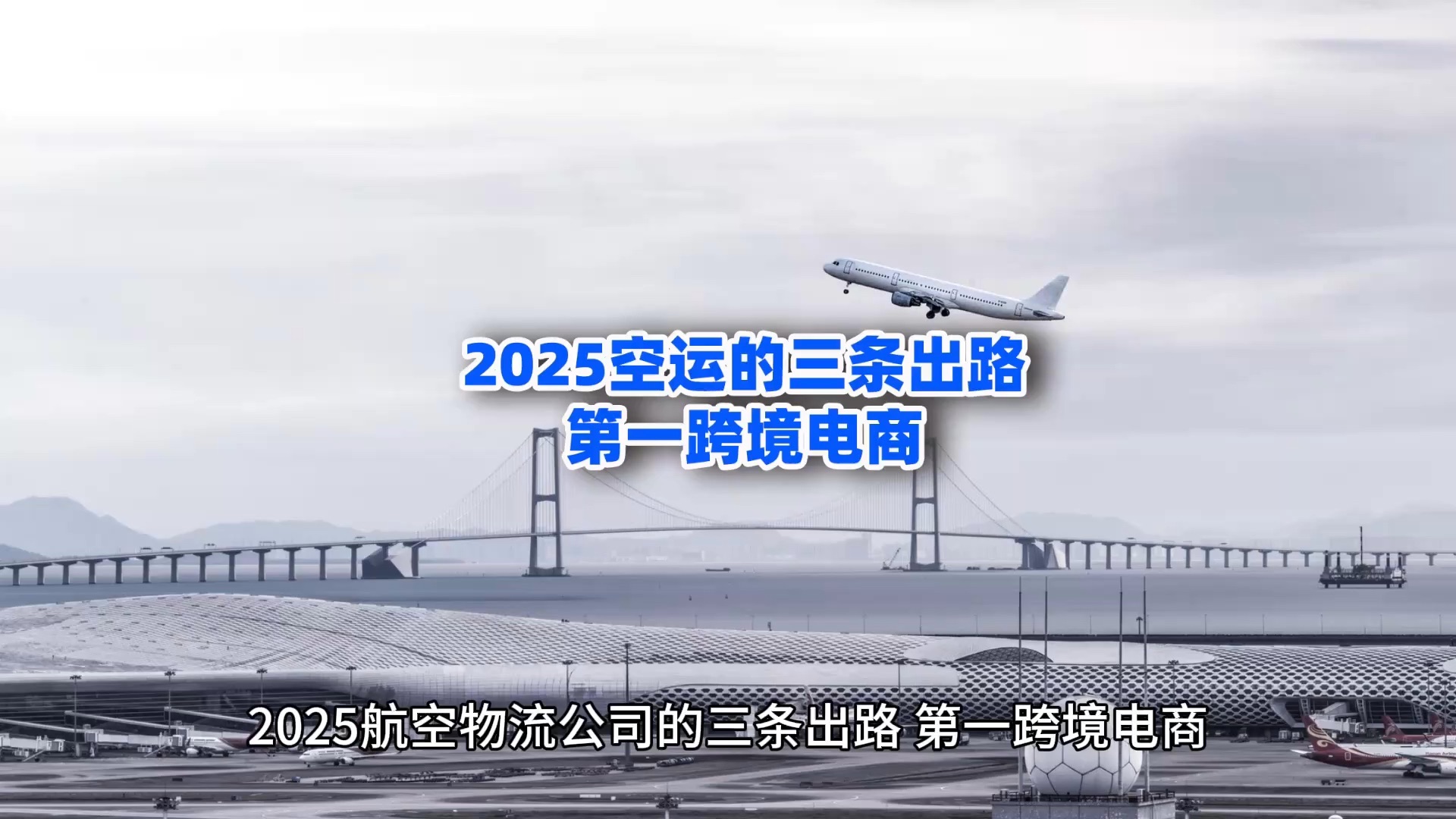 2025年空运的三条出路,第一跨境电商哔哩哔哩bilibili