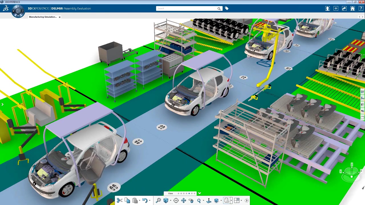 DELMIA基于汽车总装输送线装配仿真哔哩哔哩bilibili