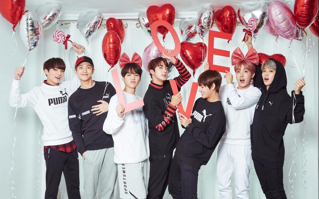 【防弹少年团】puma x bts 情人节快乐_哔哩哔哩_bilibili