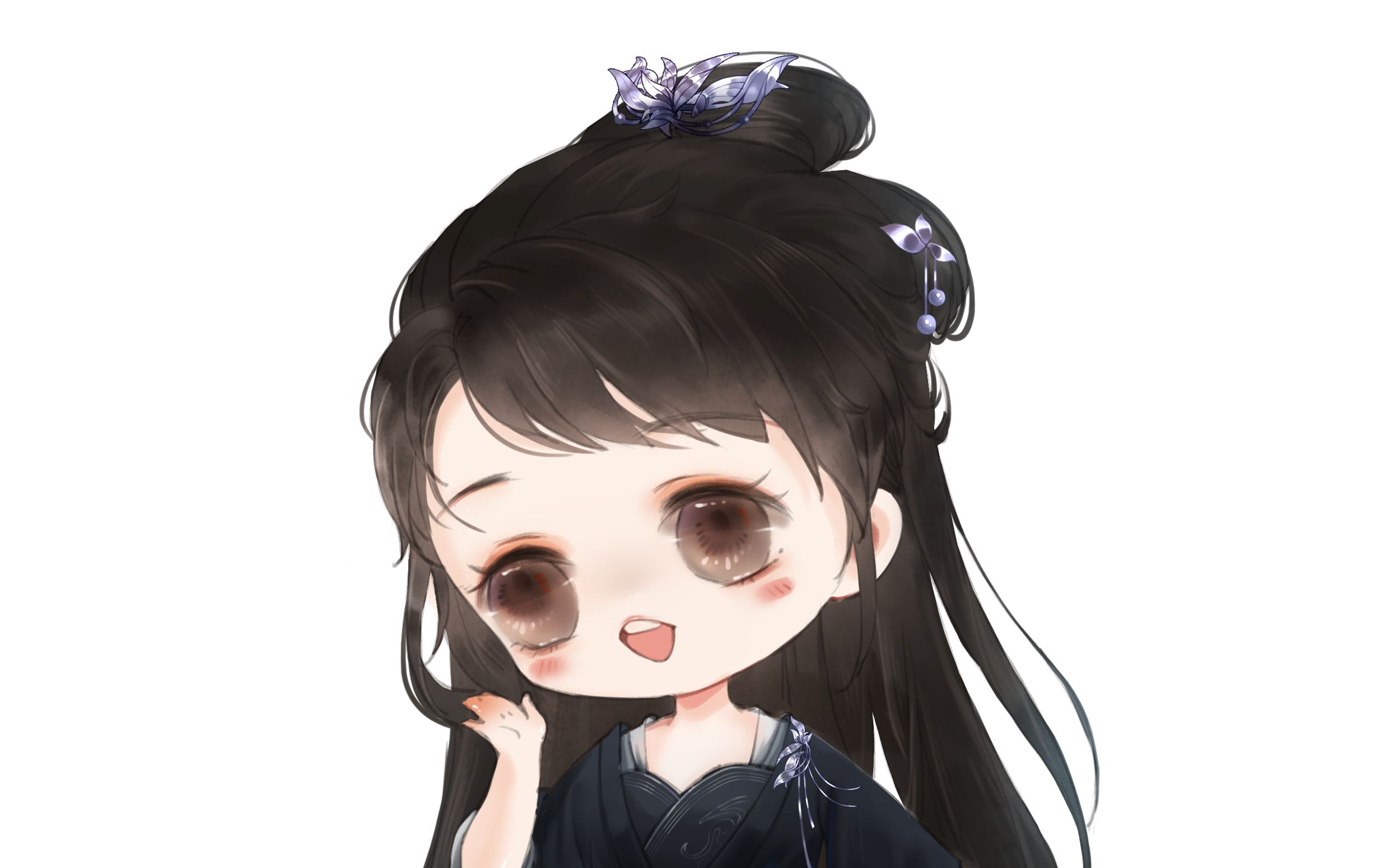 一只q版小人(请自动忽略一闪一闪的水印)