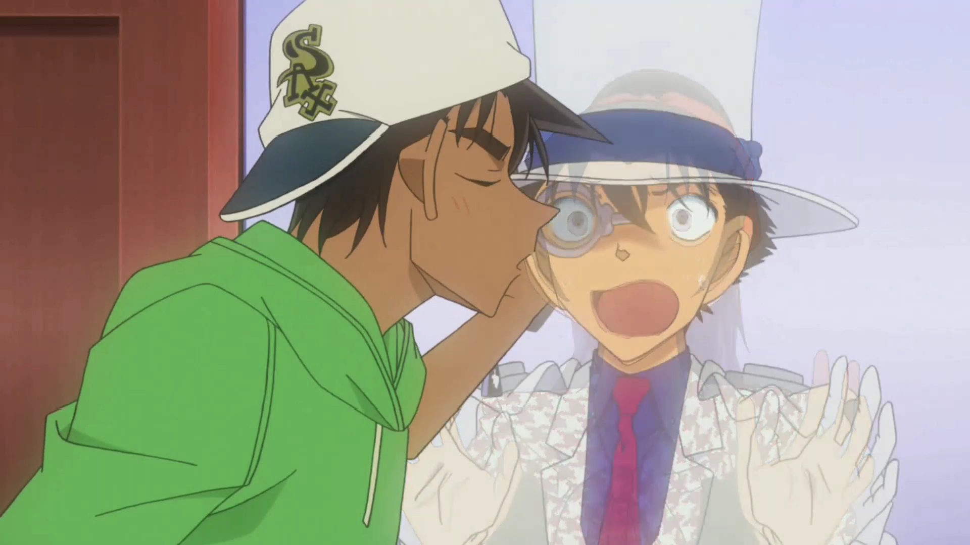 怪盗基德内心是崩溃的!那么服部究竟壁咚了几次?