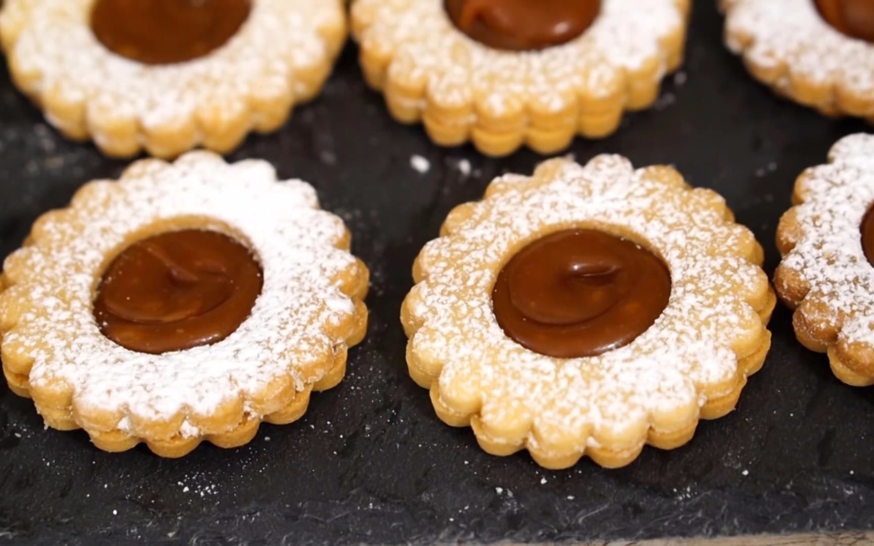 焦糖奶油饼干saltedcaramelbuttercookieasmr塩バターキャラメルクッ