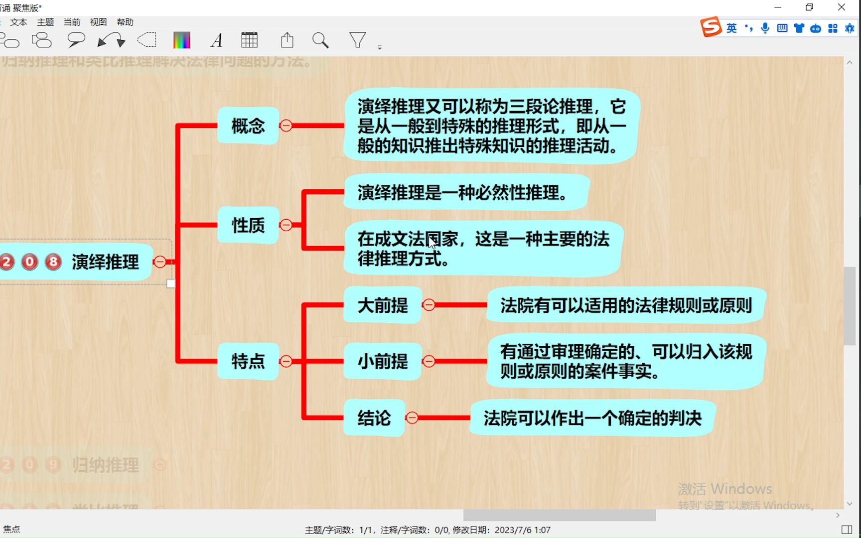 演绎推理的一般结构