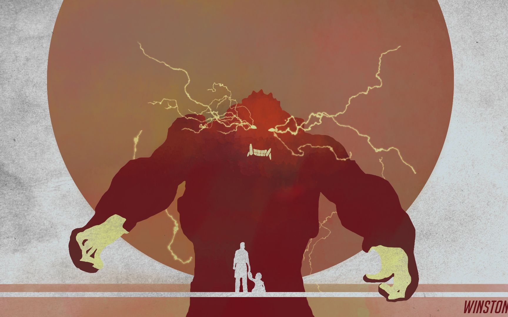 高燃温斯顿原始暴怒集锦猩猩拔刀show