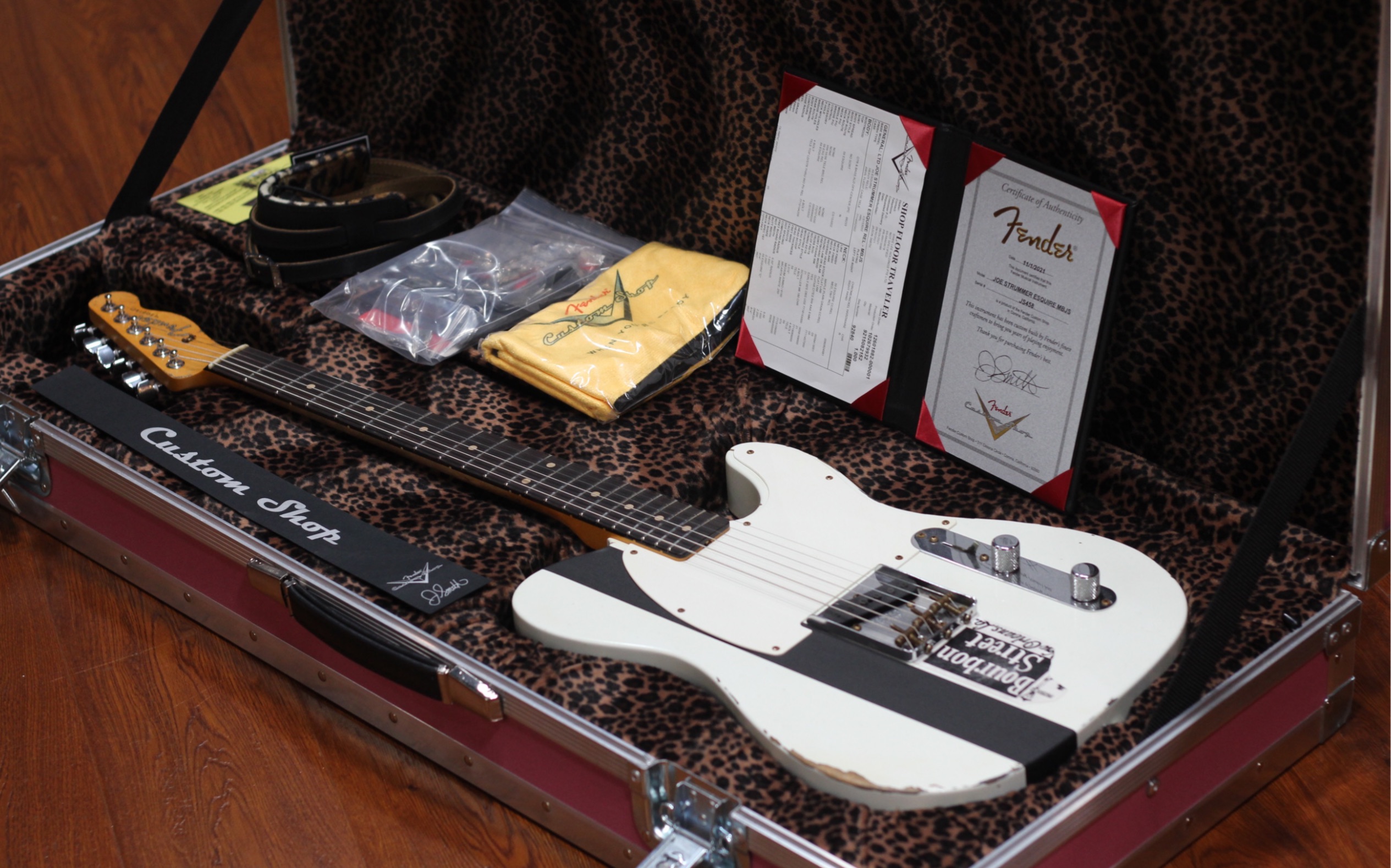 fender masterbulit joe strummer esquire jason smith制作全球限量