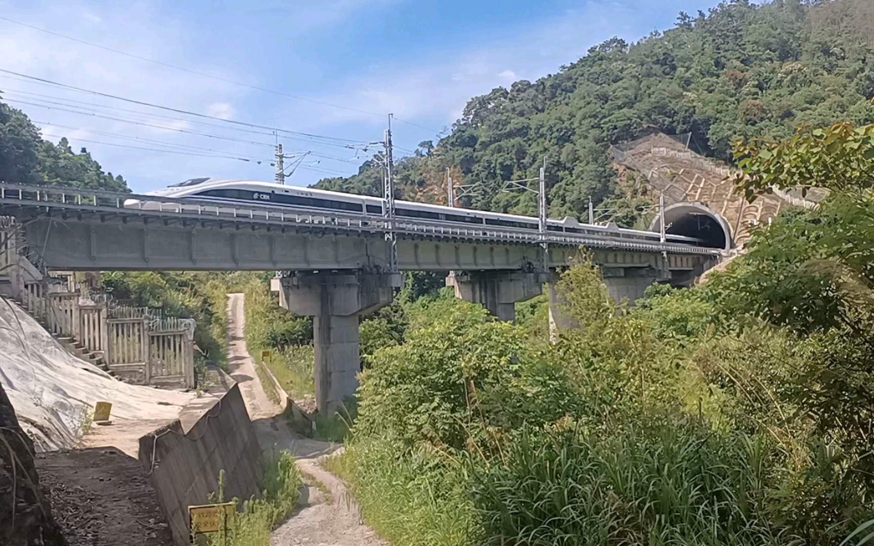 g2277/8/9/80厦门北-成都东通过石城头大桥