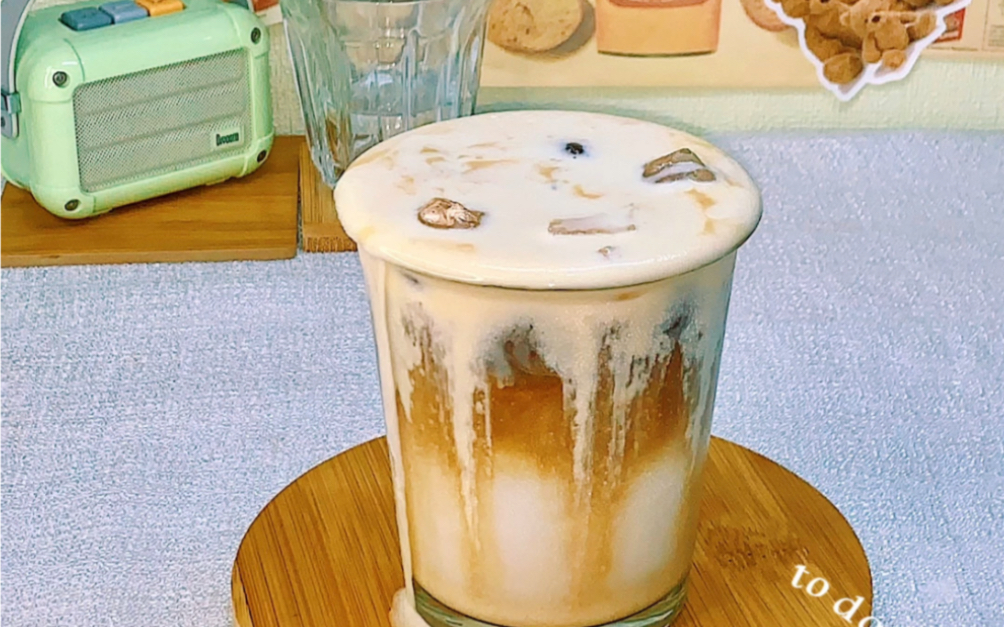 今日咖啡海盐厚乳拿铁是宝藏咖啡呀
