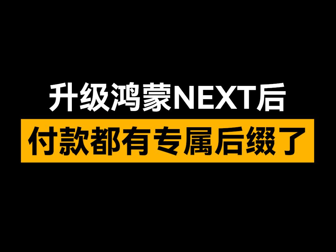 花粉们以后也有自己的“专属”后缀了 #华为 #鸿蒙next哔哩哔哩bilibili