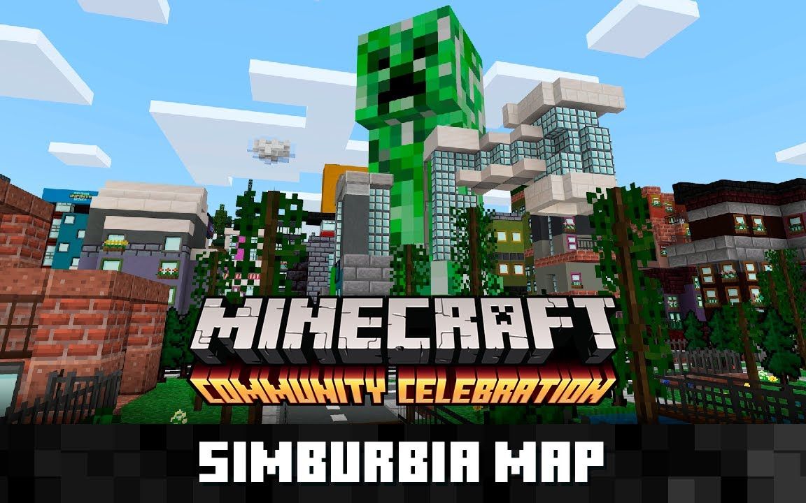 Minecraft 2020 社区庆典:免费地图《模拟城市》!哔哩哔哩bilibili