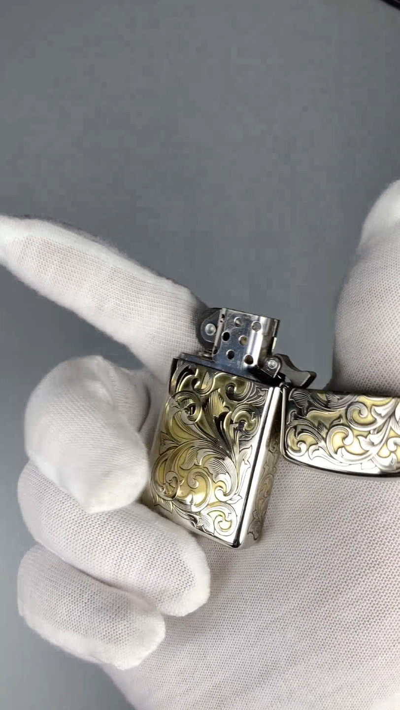 78zippo78细腻雕刻7715蚊版纤巧盔甲唐草
