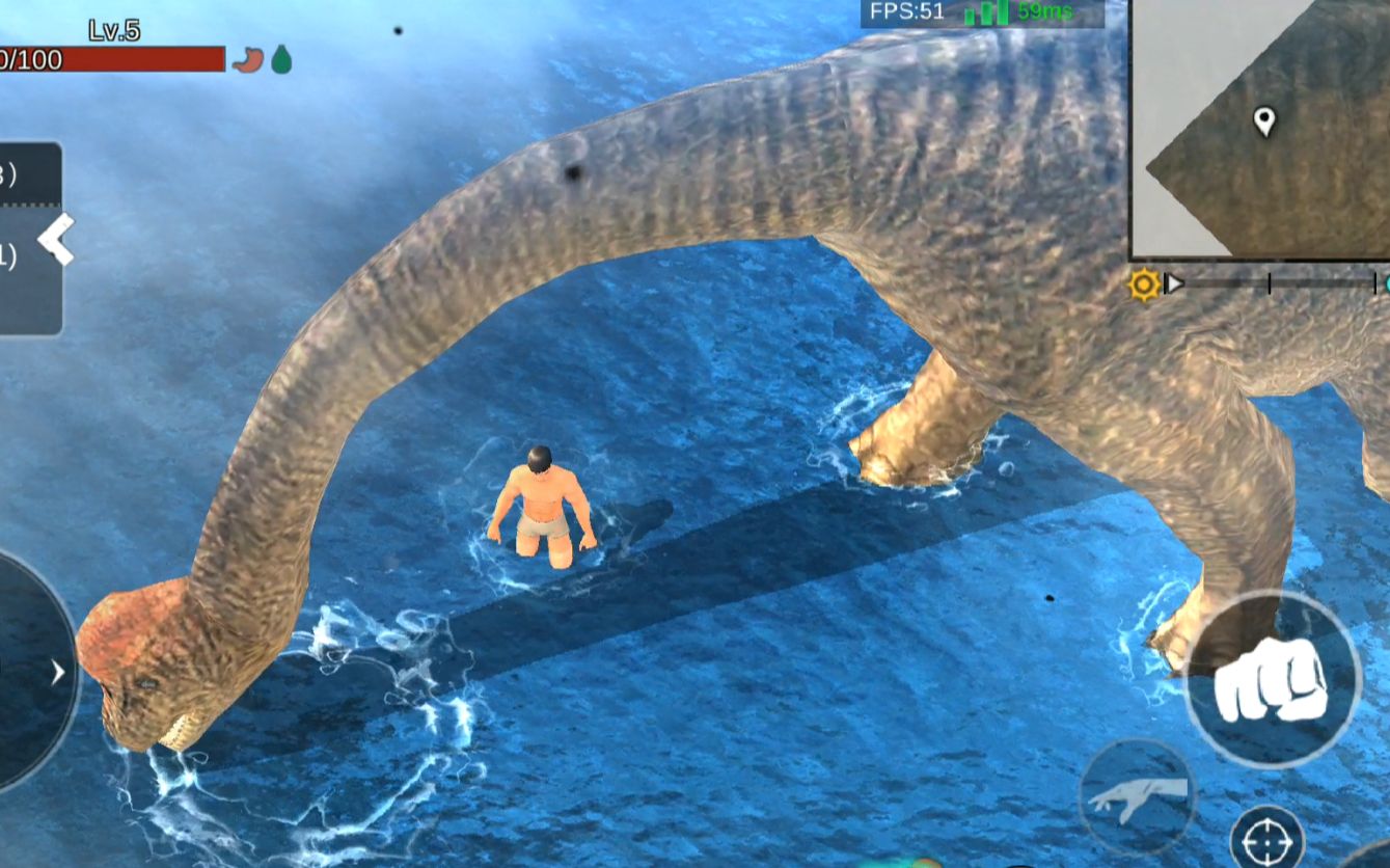 【陨落世界】手撕恐龙 略重口哲学游戏试玩 被一群恐龙狂追