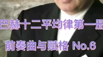 [图]巴赫十二平均律第一册，前奏曲与赋格No.6     希夫.安德拉斯演奏