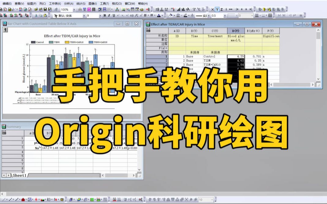 手把手教你用Origin论文科研绘图!超详细教程!哔哩哔哩bilibili