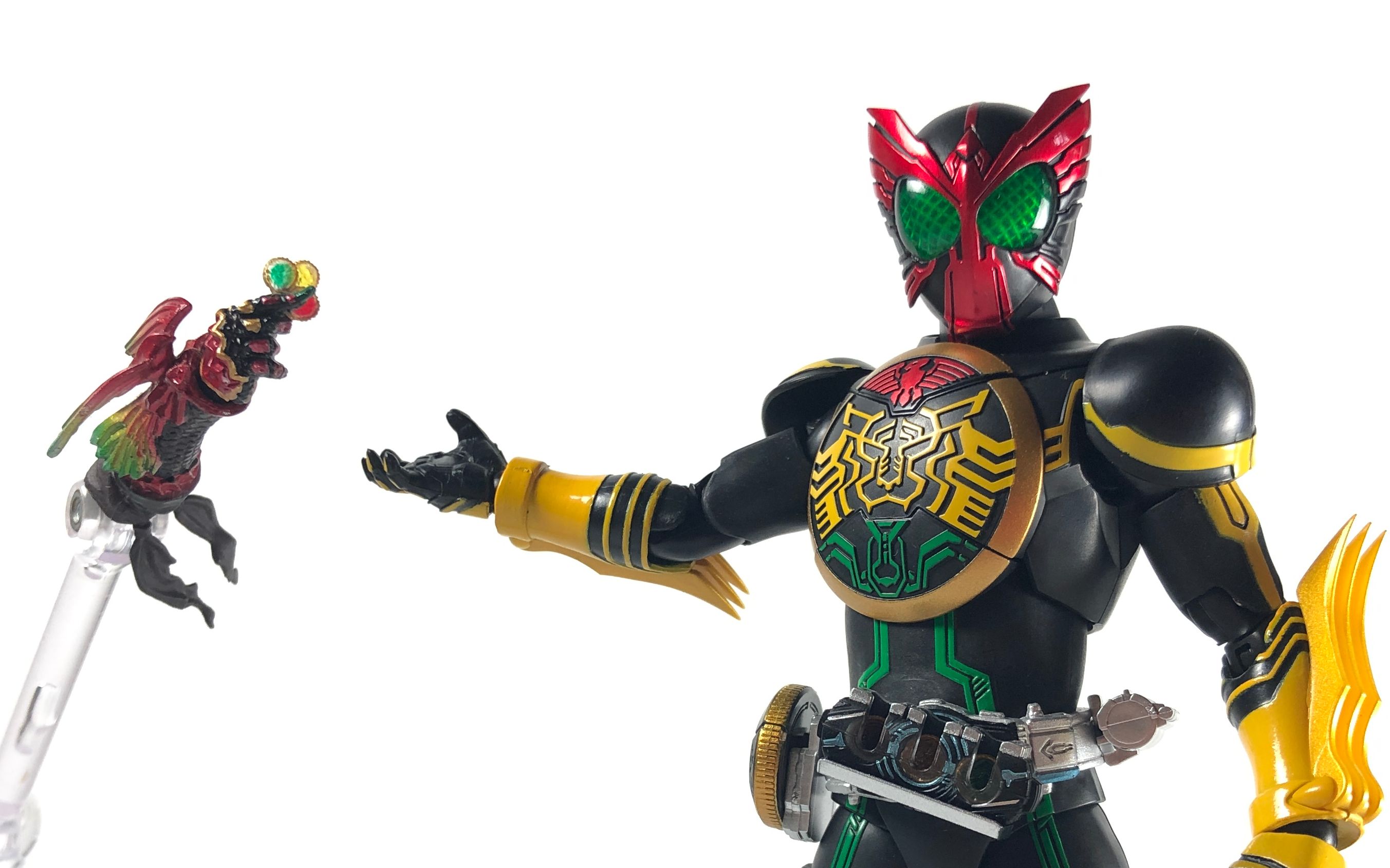 假面骑士ooo 真骨雕!【龙哥制作】shf tatoba 鹰虎蝗