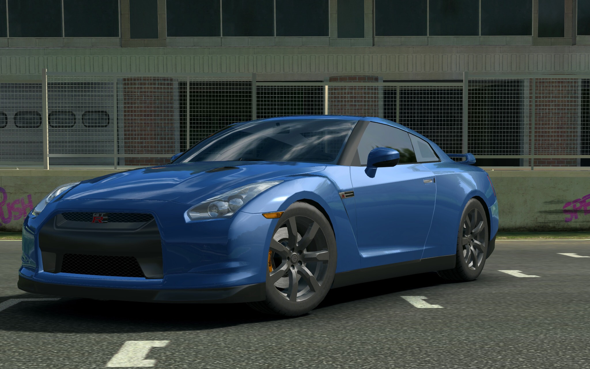 可乐圈真实赛车3东瀛战神gtrr35大操场3圈