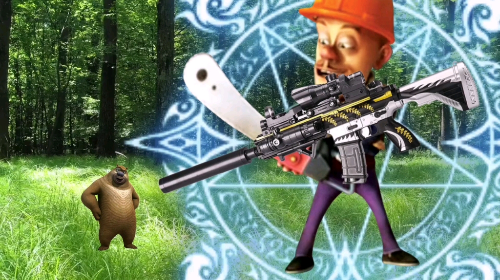 熊二打败光头强魔改版_哔哩哔哩_bilibili