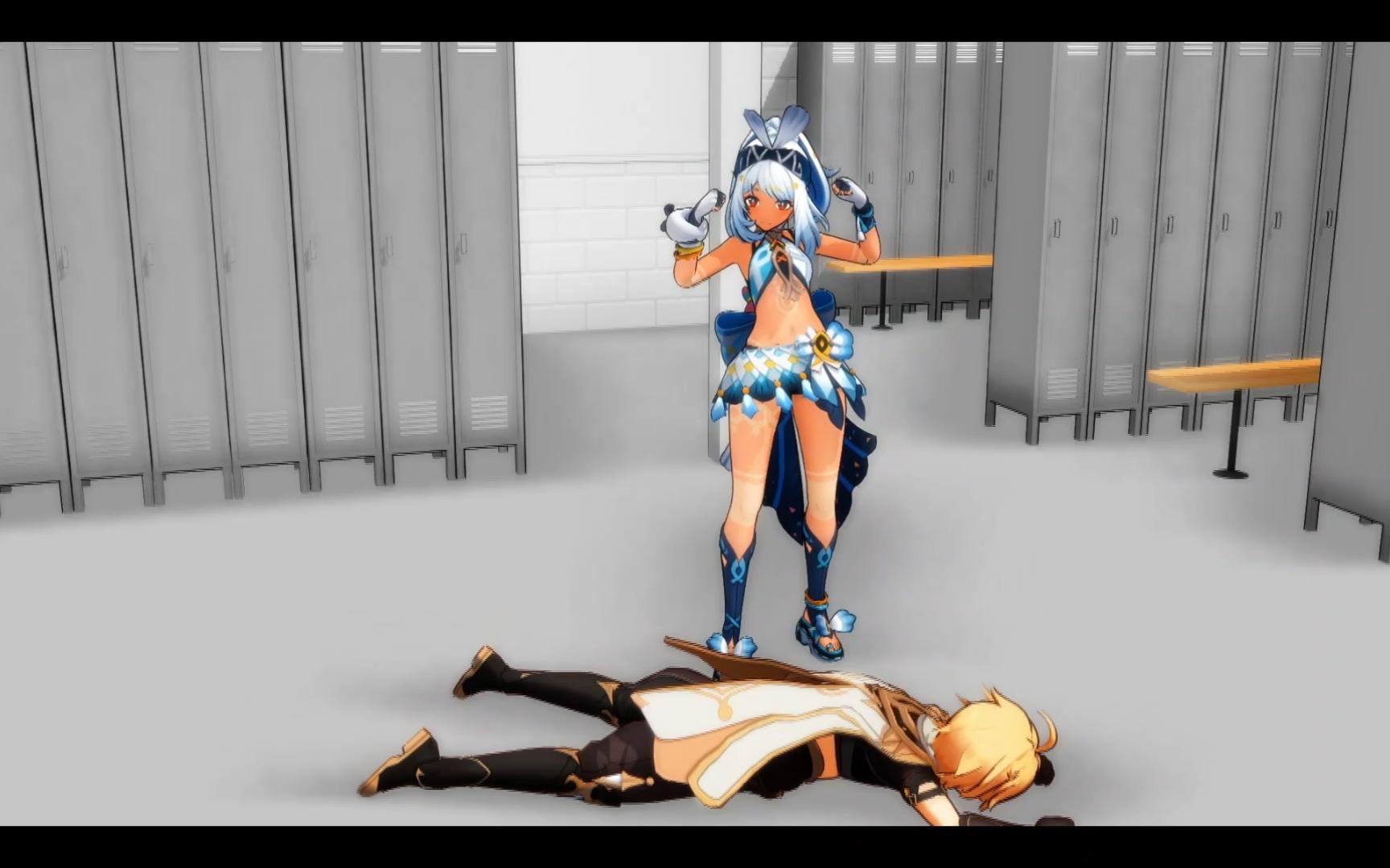 玛拉妮和空的更衣室大战