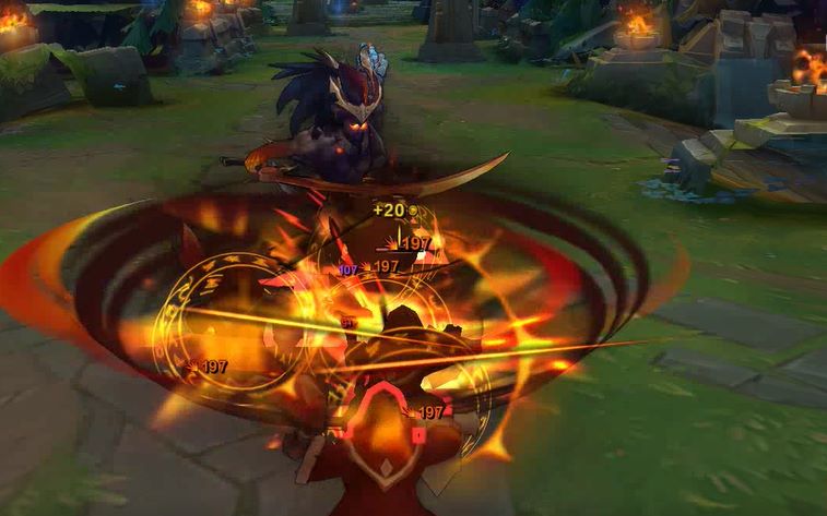 【英雄联盟】亚索重做前技能特效演示视频