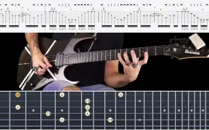 Video herunterladen: {电吉他} 扫拨练习 Try this INSANE Sweep Picking Lick