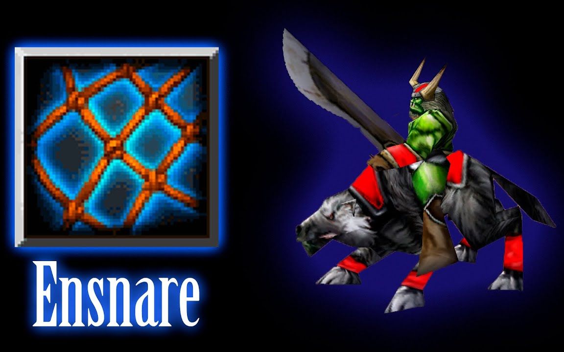 魔兽争霸3 - 狼骑的网都能网谁?